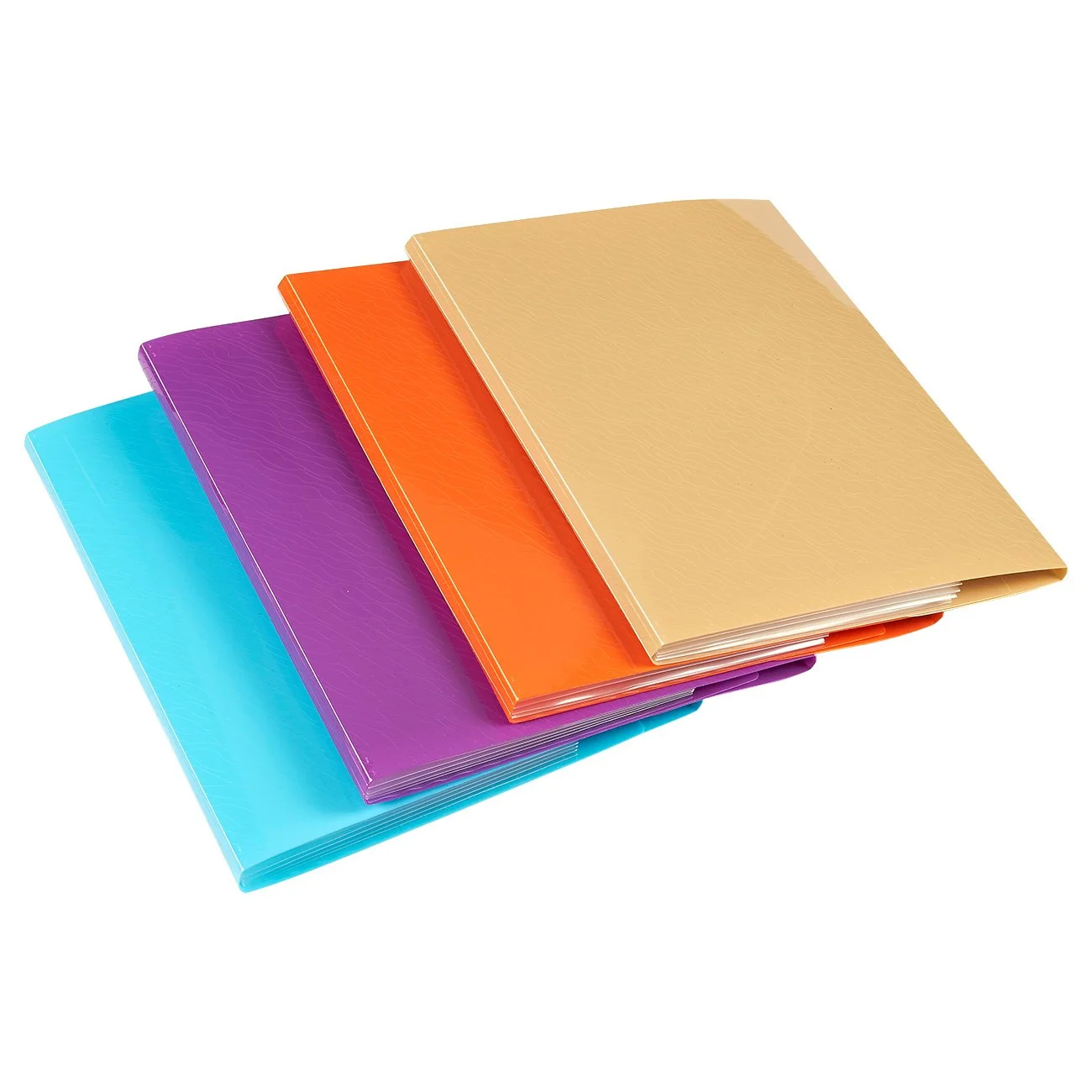 wholesale portable expanding file folder with button snap closure A4 document folders for office school stationery
