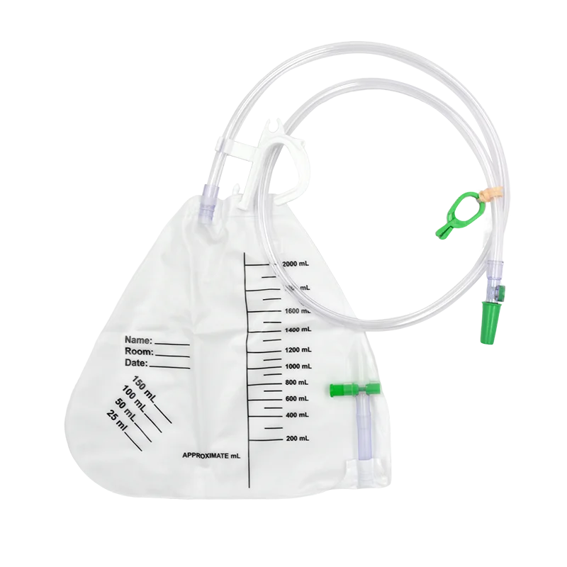 JCMED 2000ml Male Urinal Silicone Portable Urine Collection Bag