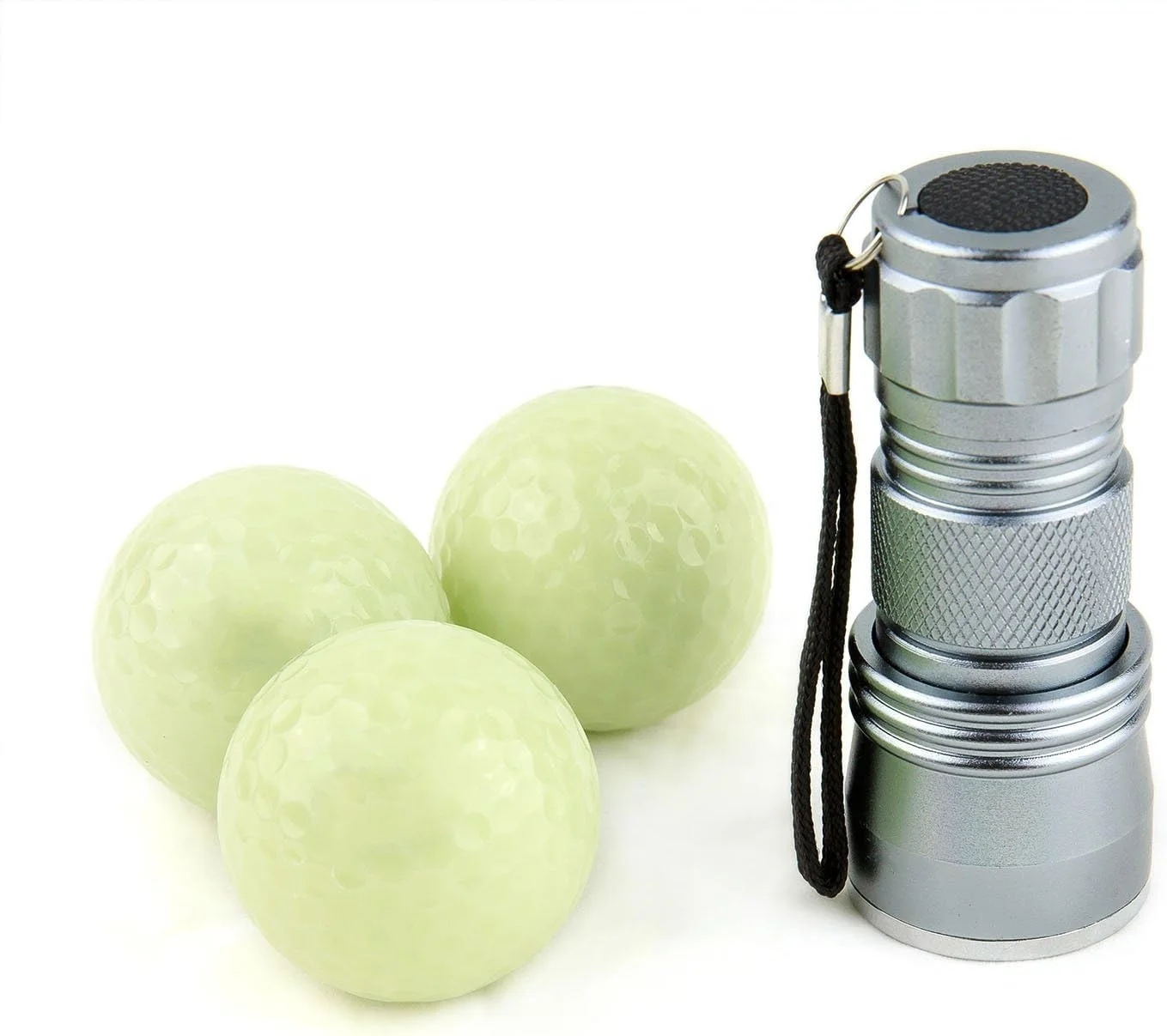 Fluorescent Glowing in The Dark Golf Ball Long Lasting Bright Luminous Balls for Night golf Sports