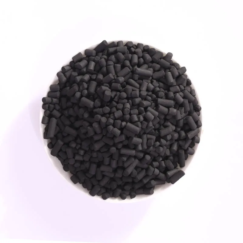 Jiajiayue Impregnated KOH For Water Treatment And Acid Gas Chemical industry Coal Tar Columnar Activated Carbon