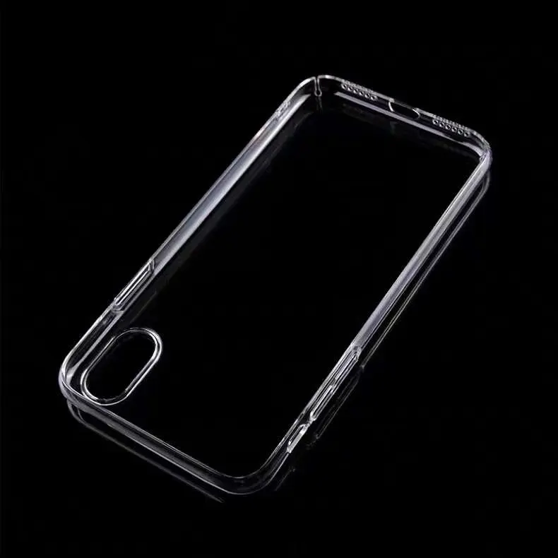 Transparent Clear PC Hard Case For iPhone 13 Mini 12 11 Pro Max X XR XS Max 7 8 Plus Crystal Phone Skin Cover
