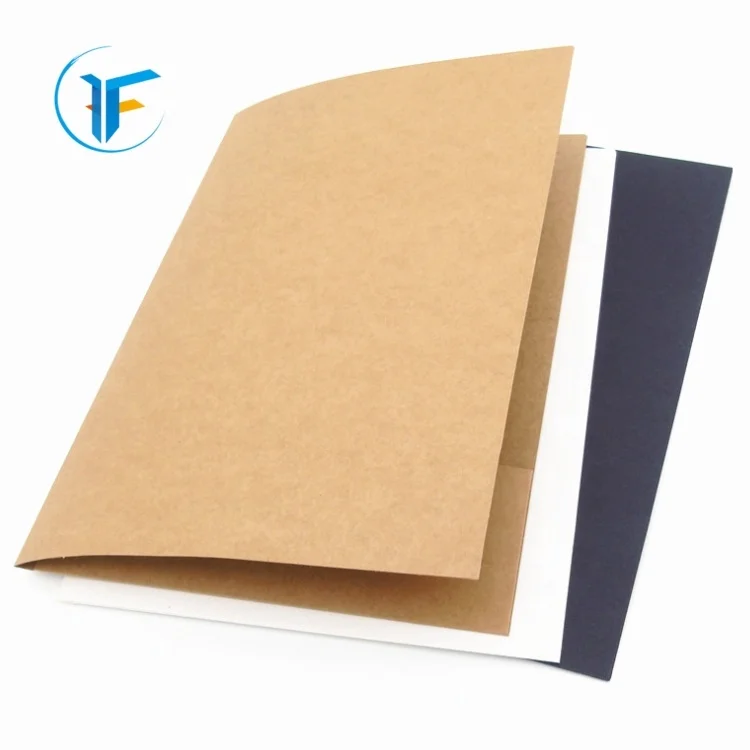 Custom kraft paper file folder high quality a4 paper file folder