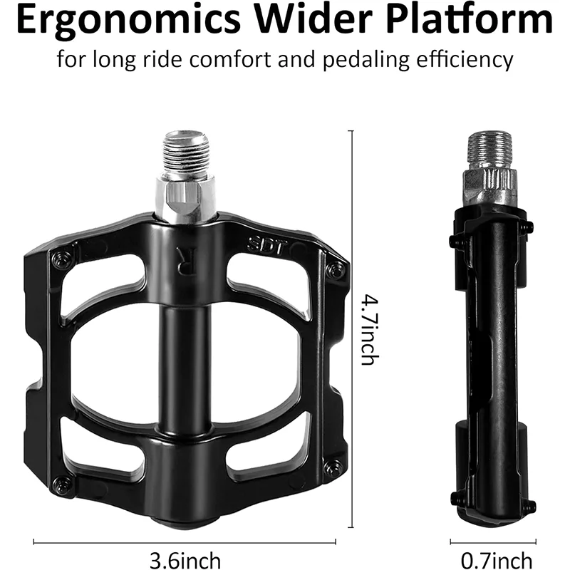 Mountain Bike Pedal Aluminum Alloy bearing pedals bearing pedals Bicycle Parts MTB Road Bicycle Non-slip