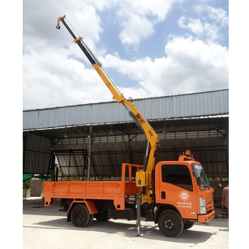 Hot sale Crane BOB-LIFT 3.2 ton truck crane Hydraulic Knuckle Boom truck mounted Crane for Sale