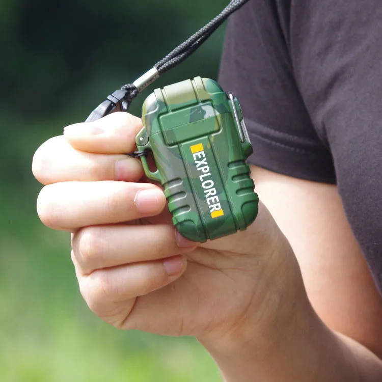 usb rechargeable electronic cigarette candle cigar plasma lighter for outdoor sport diving waterproof other smoking accessories