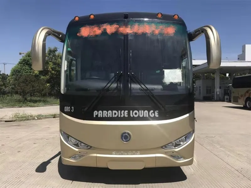 Sunlong Luxury Coach New 50 Seats Coach Bus Luxury Right Hand Drive Tour Bus with Glass Holder