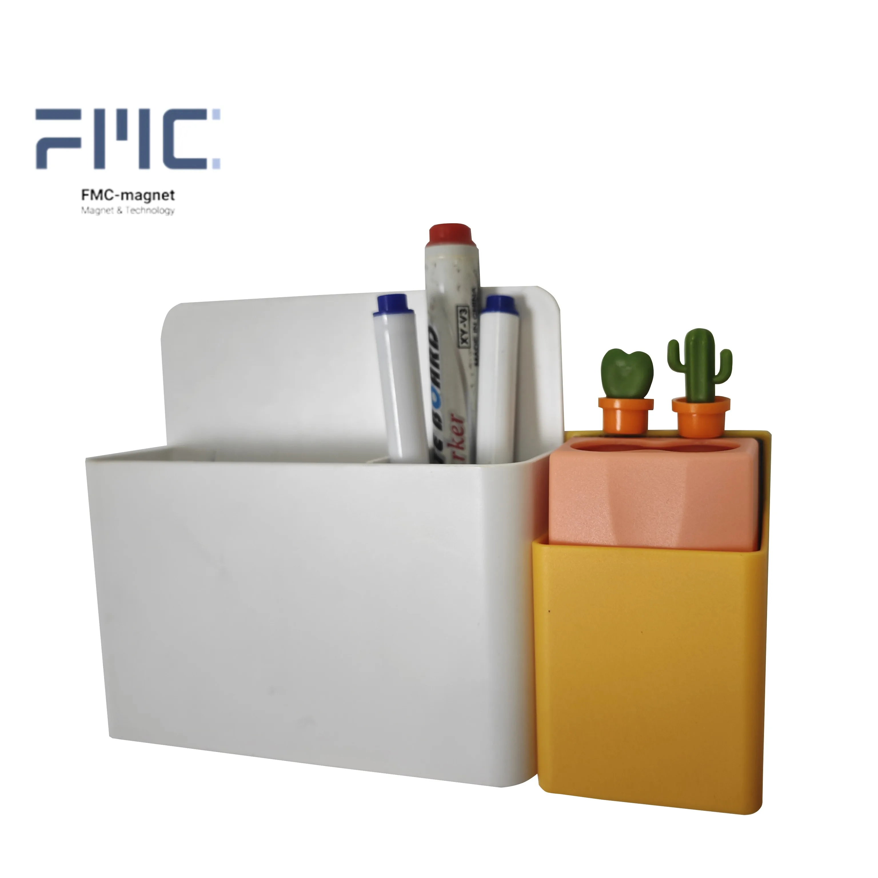 Elevate Your Teaching Approach Class-Leading Magnetic Pen Holder Dependable Plastic Storage Perfect for Whiteboard Tutors