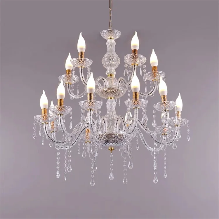Wedding Acrylic Crystal Chandelier Wedding Hall Decorative Lights Wedding Props Chandelier