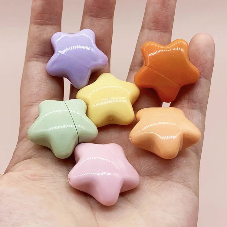 Creative Cute Mini Star Lipstick 6 Pcs Set Velvet Matte Silky Non-dry Natural Kids Lipstick
