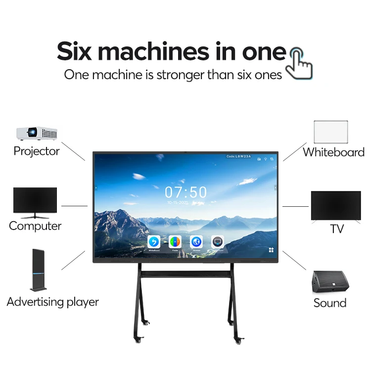 T-C275I Whiteboard Interactive Digital Signage and Displays Smart Whiteboard Price 75 86 98 Inches Interactive Whiteboard