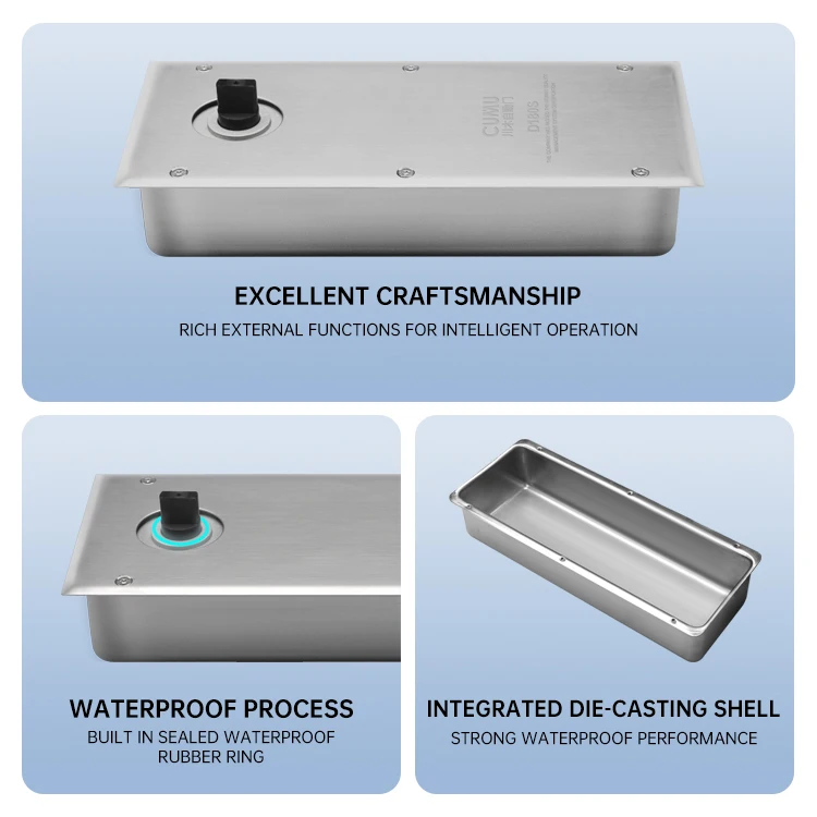 2024 New Price D-180s High Quality Heavy Duty Automatic Electric Floor Spring For Glass Door/Wooden Door / Metal Door