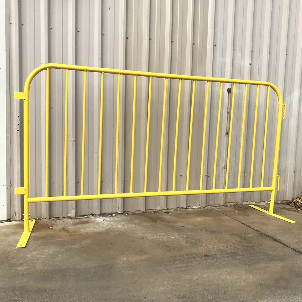 Temporary Perimeter Fencing\42mm O.D. Powder Coating Crowd Stopper Barricades Gates PVC Coated Cheap Gates