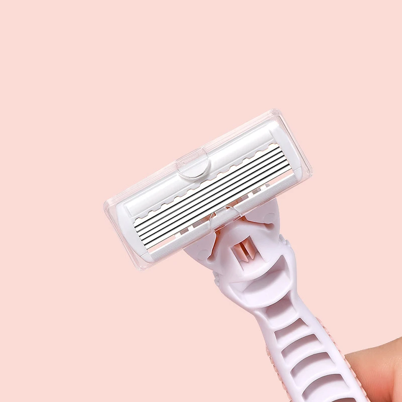 High Quality Six Blade Shaving Razors Armpit Hair Underarm Pubic Hair Trimmer Special Private Parts Hair Removal Instrument