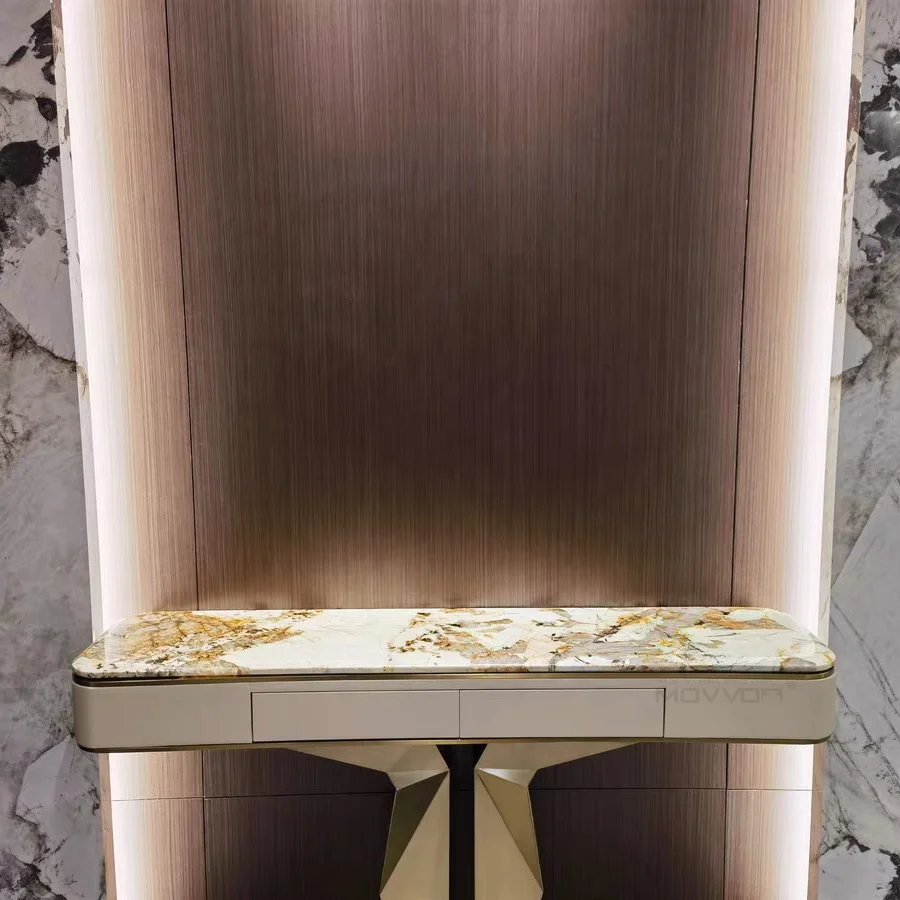 Hot sale  stainless  base console table