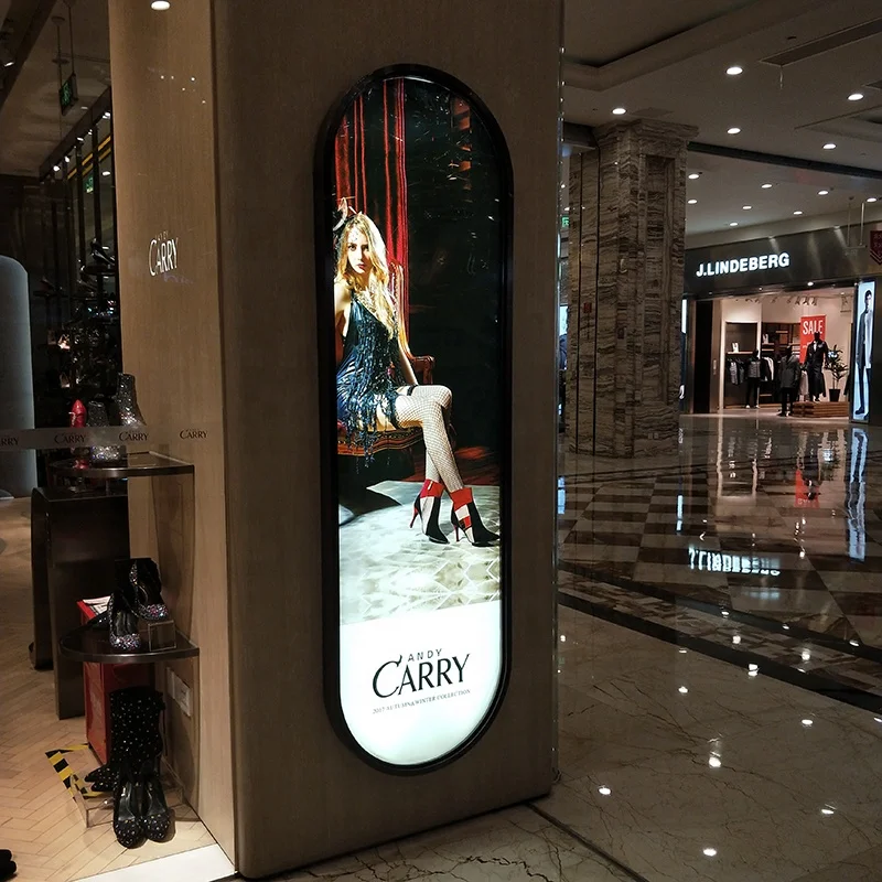 Popular Attractive Wall Decoration Shop Modern Advertising Fabric Exhibition Light Box