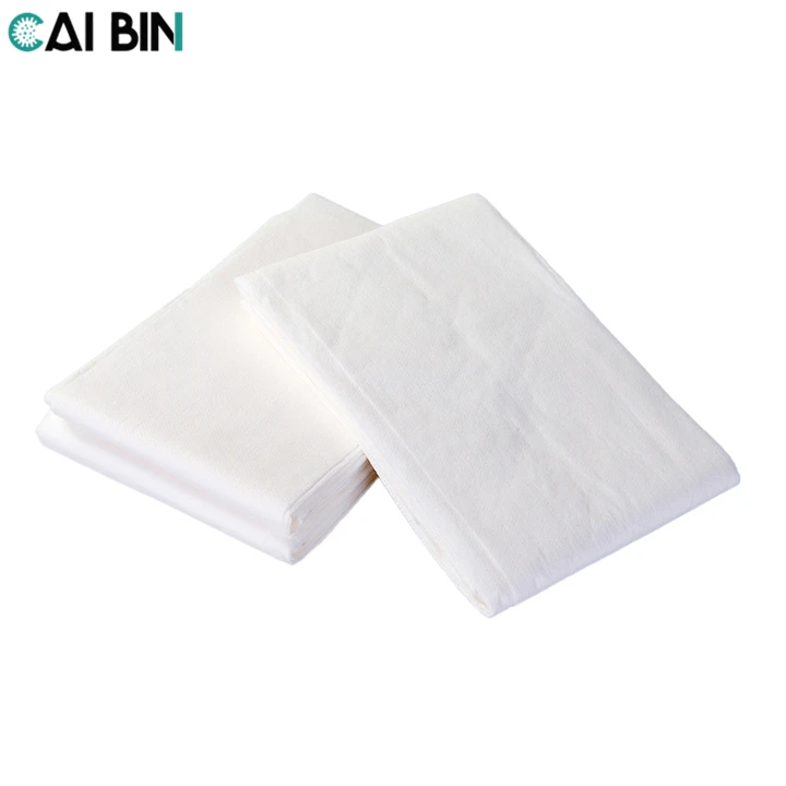 Good quality with competitive price wood pulp disposable massage travel bath towel