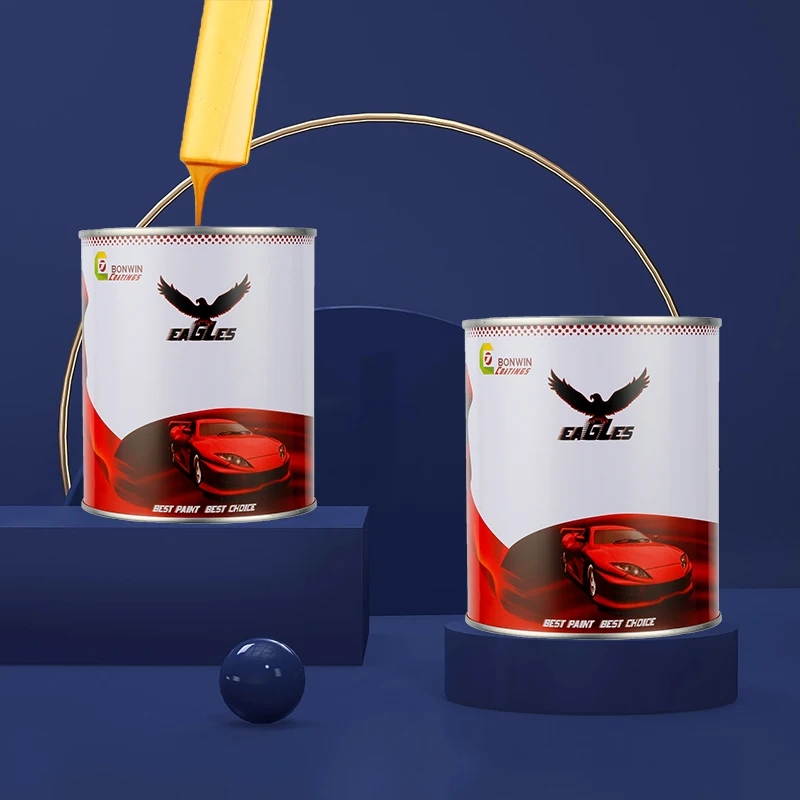 Metallic Sliver Auto Paint Stable Color Matching Auto Mixing Car Spray Paint Epoxy Car Refinish Paint Coating