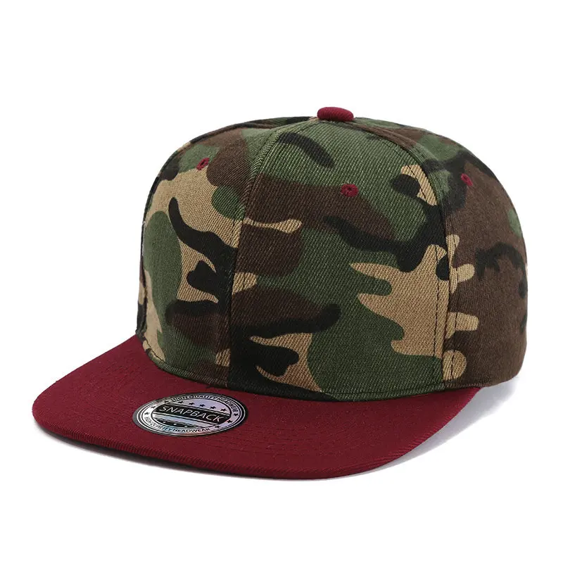 Custom logo wholesale patch embroidery label sport hats camouflage cap baseball caps
