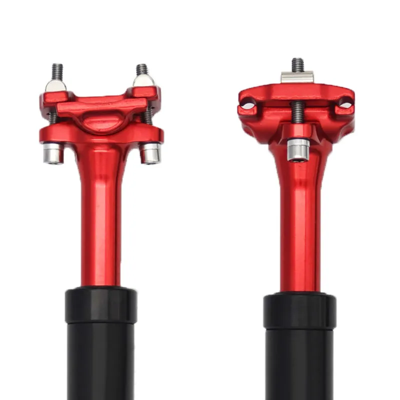 Custom 400MM Length Bicycle Seat Post AL 6061 T6 Aluminum Alloy Mountain Road Bike Suspension Seatpost