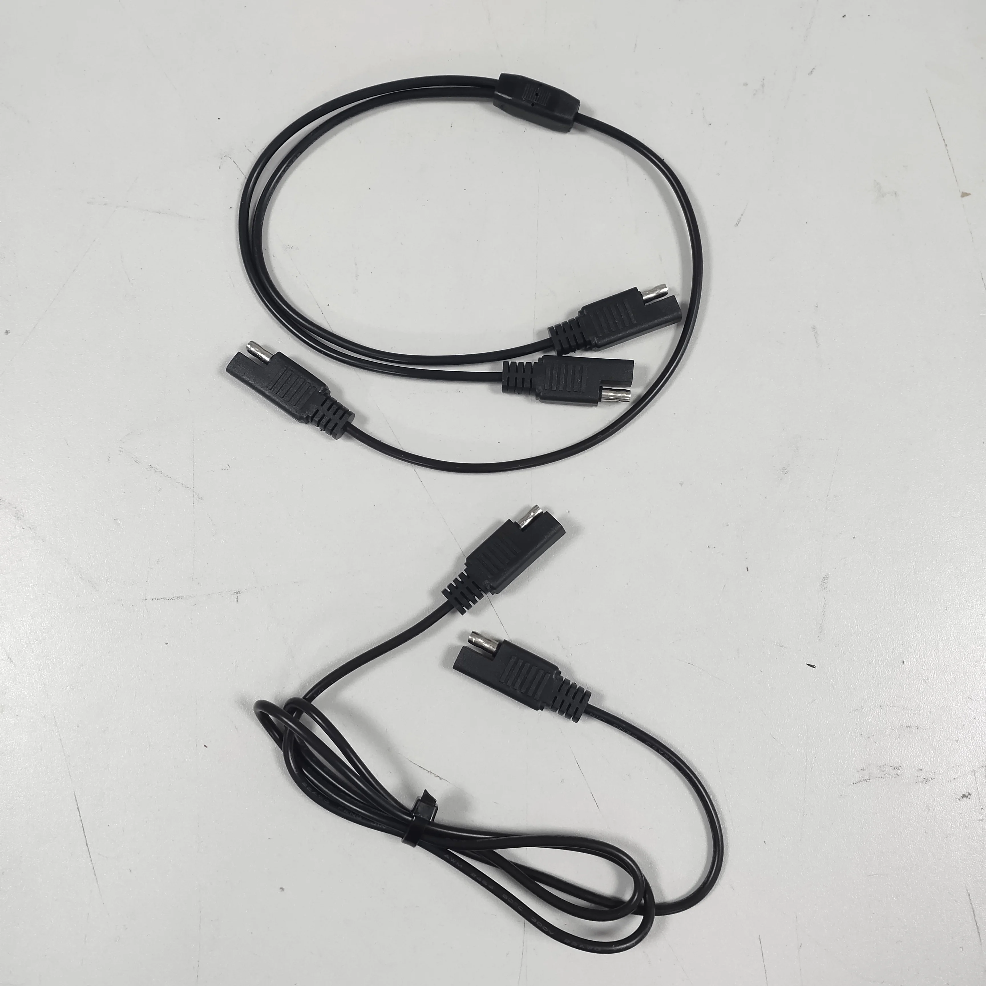 SAE Extension Cable Connector Solar Panel Sae Wire LED with Switch Lighting