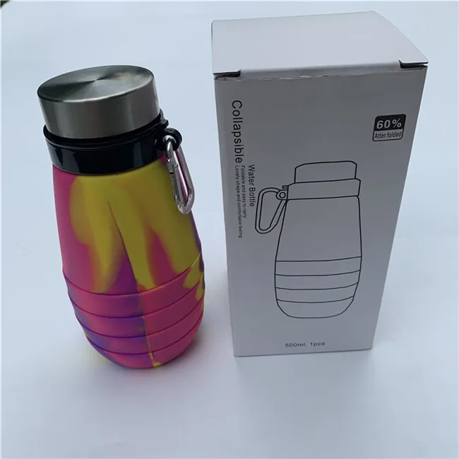 
China Manufacturers Bulk Wholesale Cheap Price Silicone Rubber Long Hot Water Kids Sublimation Bottle with Cover 