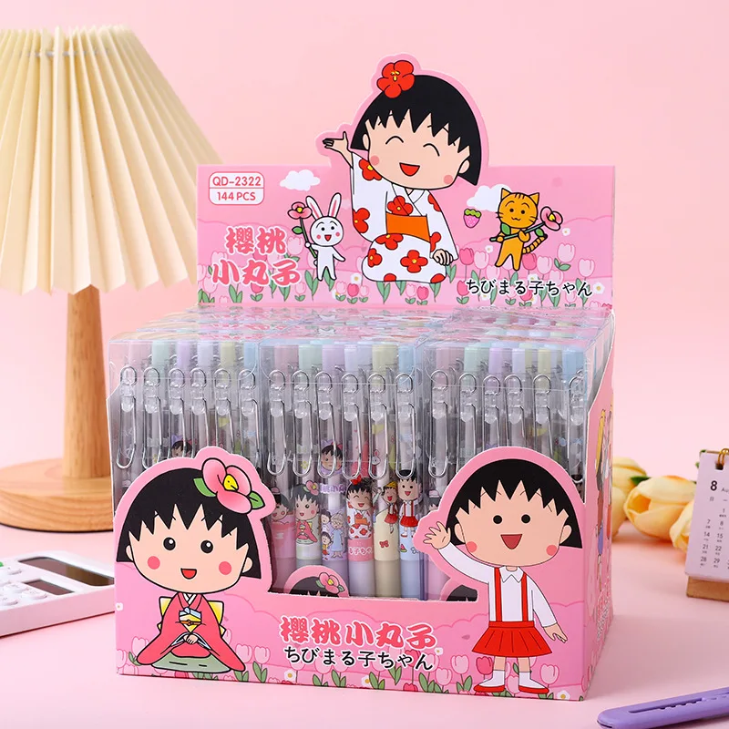 Anime Sanrioed KuromiHello Kitten 0.5mm Gel Pens Girls Stationery Pen Kawaii Student Supplies Student Stationery Gifts Wholesale