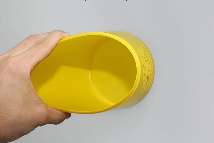 Medical PP Plastic Safety Box Biohazard Needle Syringe Bin Disposable Sharps Container