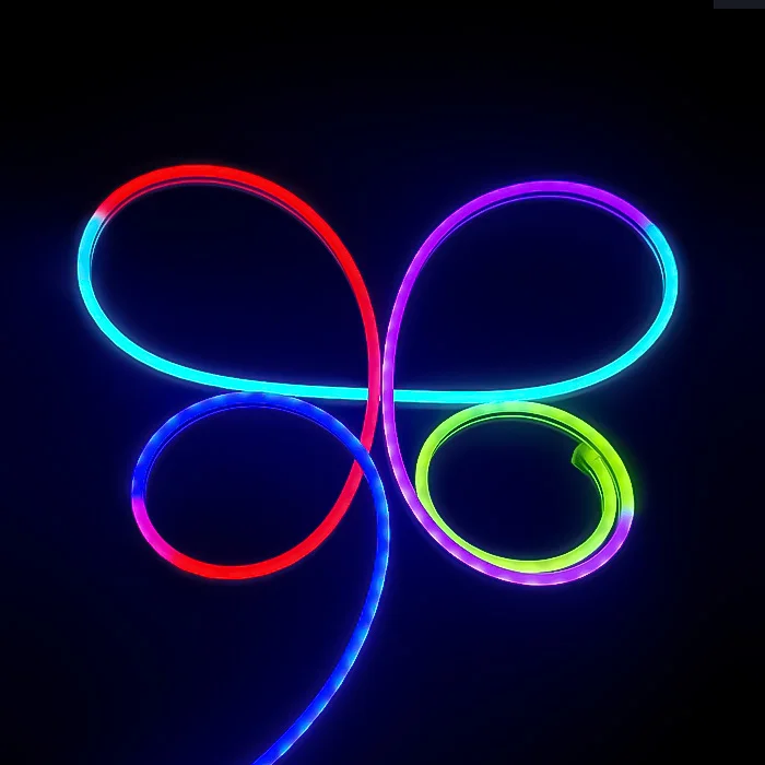 Высокомощный неоновый светодиодный светильник Rgb с пультом дистанционного управления 500 м