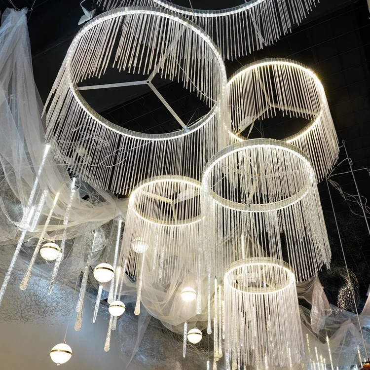 2020 latest product LED hanging curtain wedding decoration for large party and event supplier