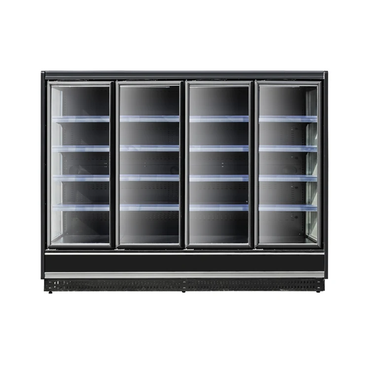 Supermarket Display Fridge Open Chiller For Drinks