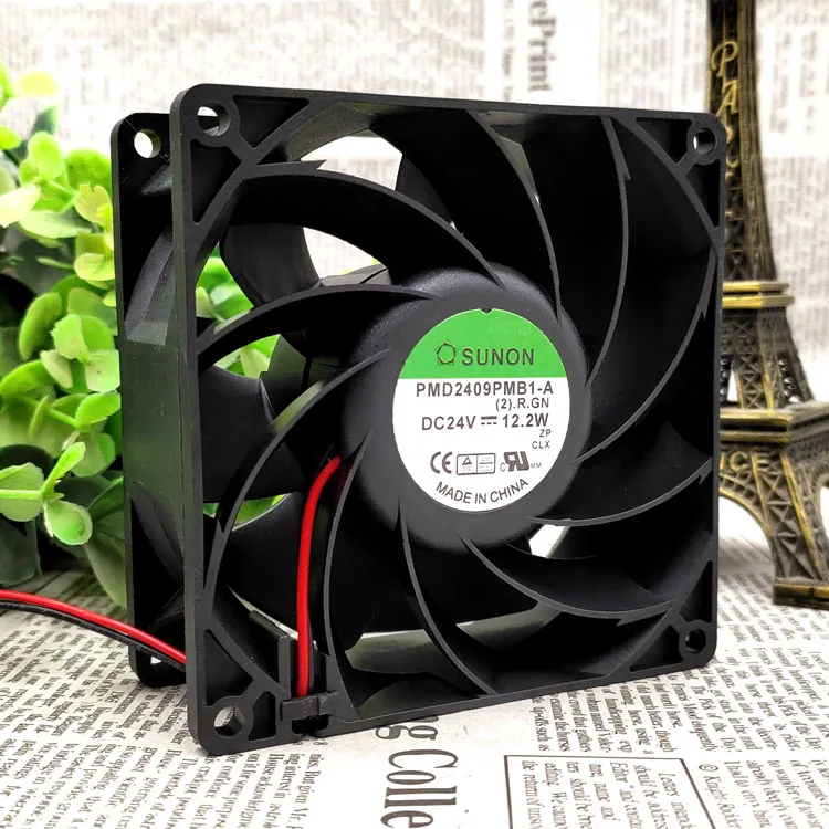 Pmd2409pmb1-a 9038 24v 12.2w 9cm Schneider Atv71 Frequency Converter Fan Cooling Fan