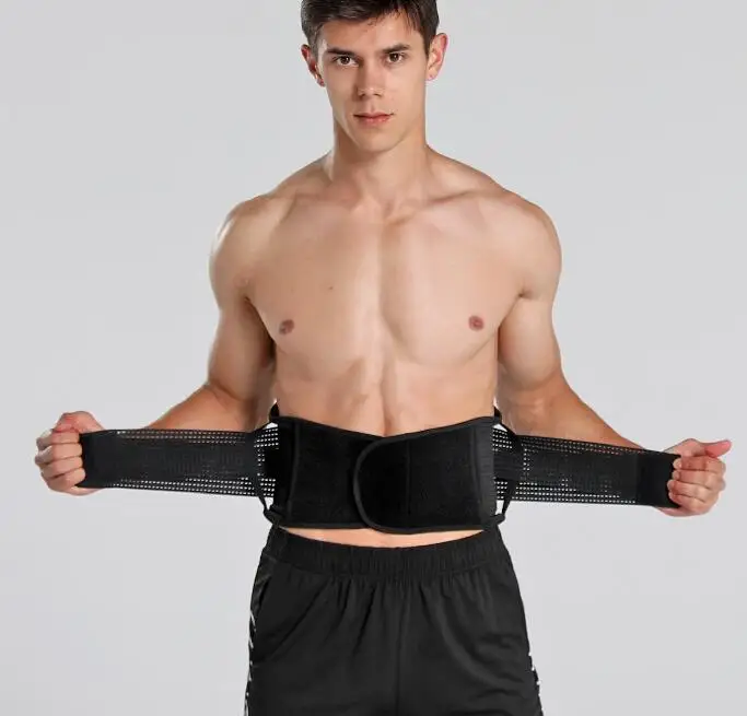 Air Mesh Anti-skid Lumbar Support Lower Back Pain Relief Back Support Belt Adjustable Back Brace For Sciatica Scoliosis