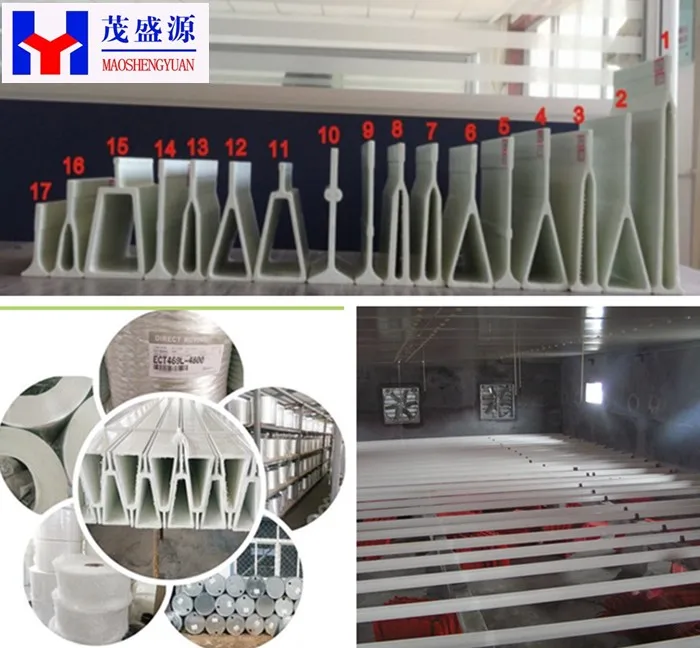 Insulation  Crossion resistant fiberglass  solid support beam for pig house