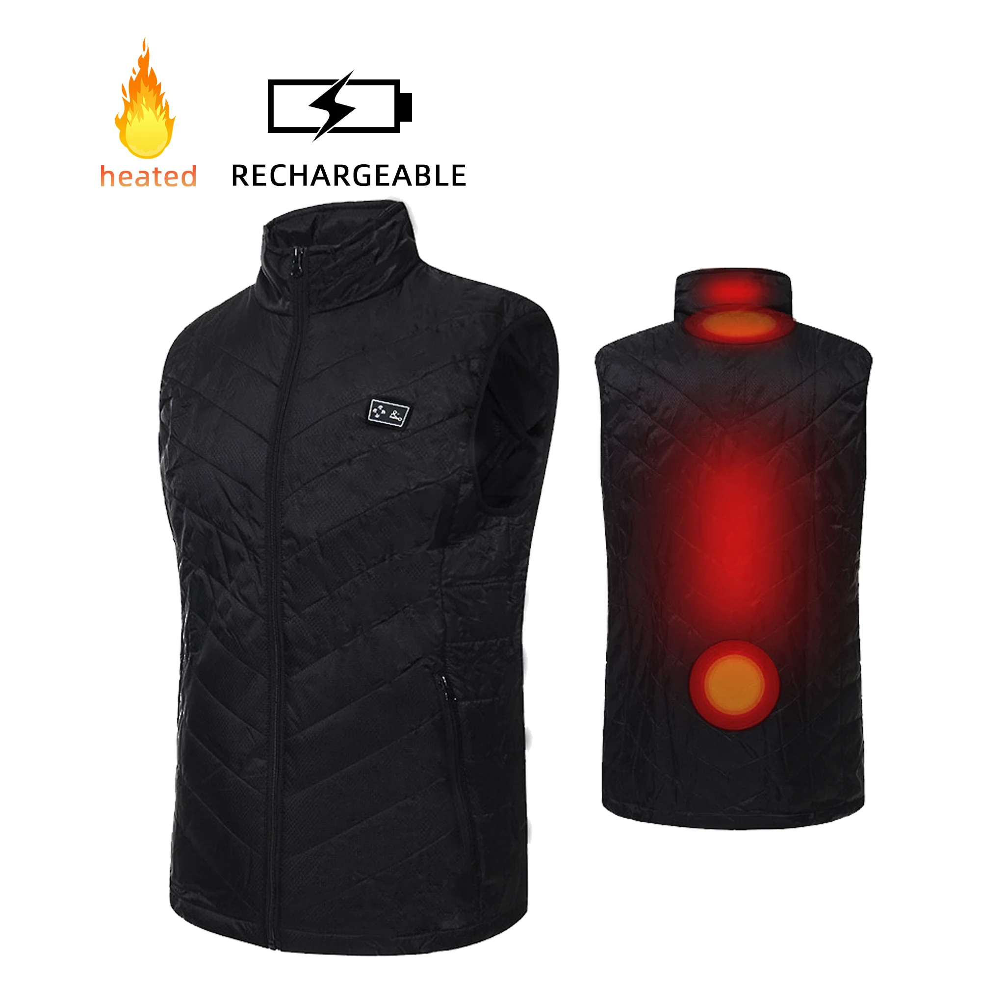 Портативное зарядное устройство с аккумулятором для одежды с подогревом унисекс жилет с инфракрасным обогревом массажный жилет