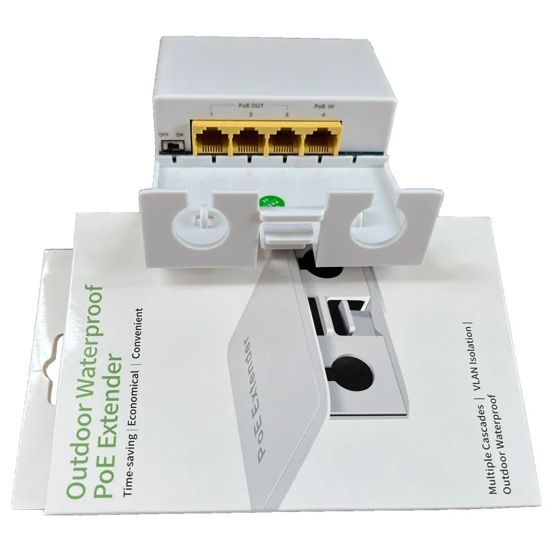 gigabit waterproof poe extender 3 ports for CCTV system smart cameras