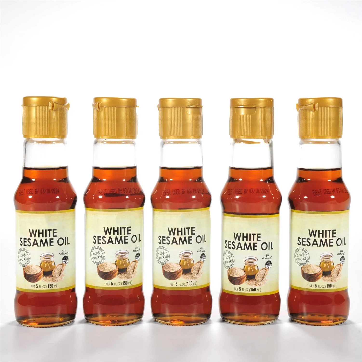 OEM Service HACCP Halal Wholesale Price 150ml Sesame Oil