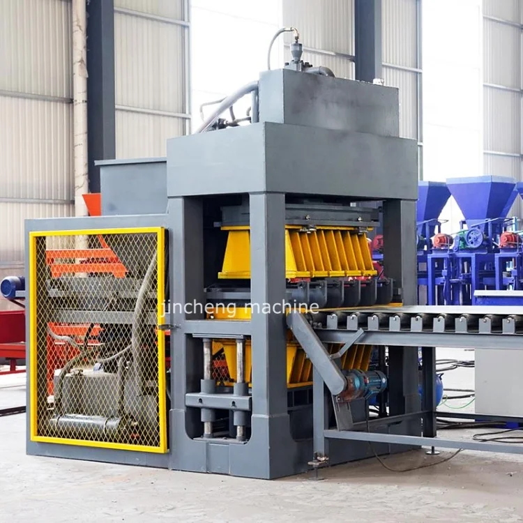 ecological lego moulding block JC10-10 compressed earth automatic hydraulic press interlocking clay solid brick making machine