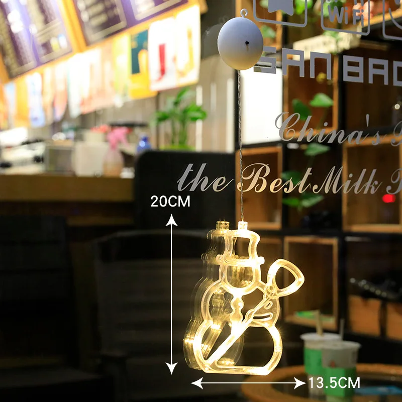 Window decoration light suction cup lights Christmas holiday decoration lights