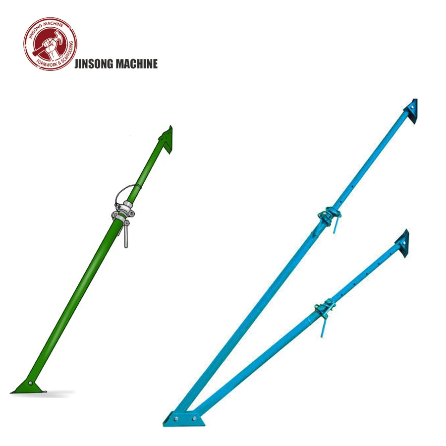 Регулируемый выдвижной опора для настенной опалубки