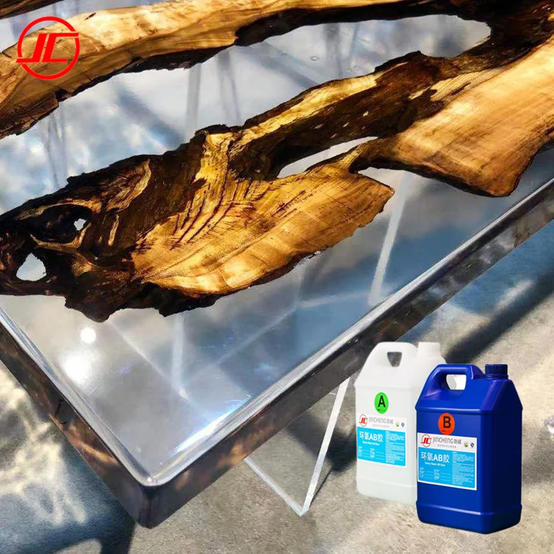 Wholesale Deep Pour Cast Crystal Clear Epoxy Resin River Table Casting