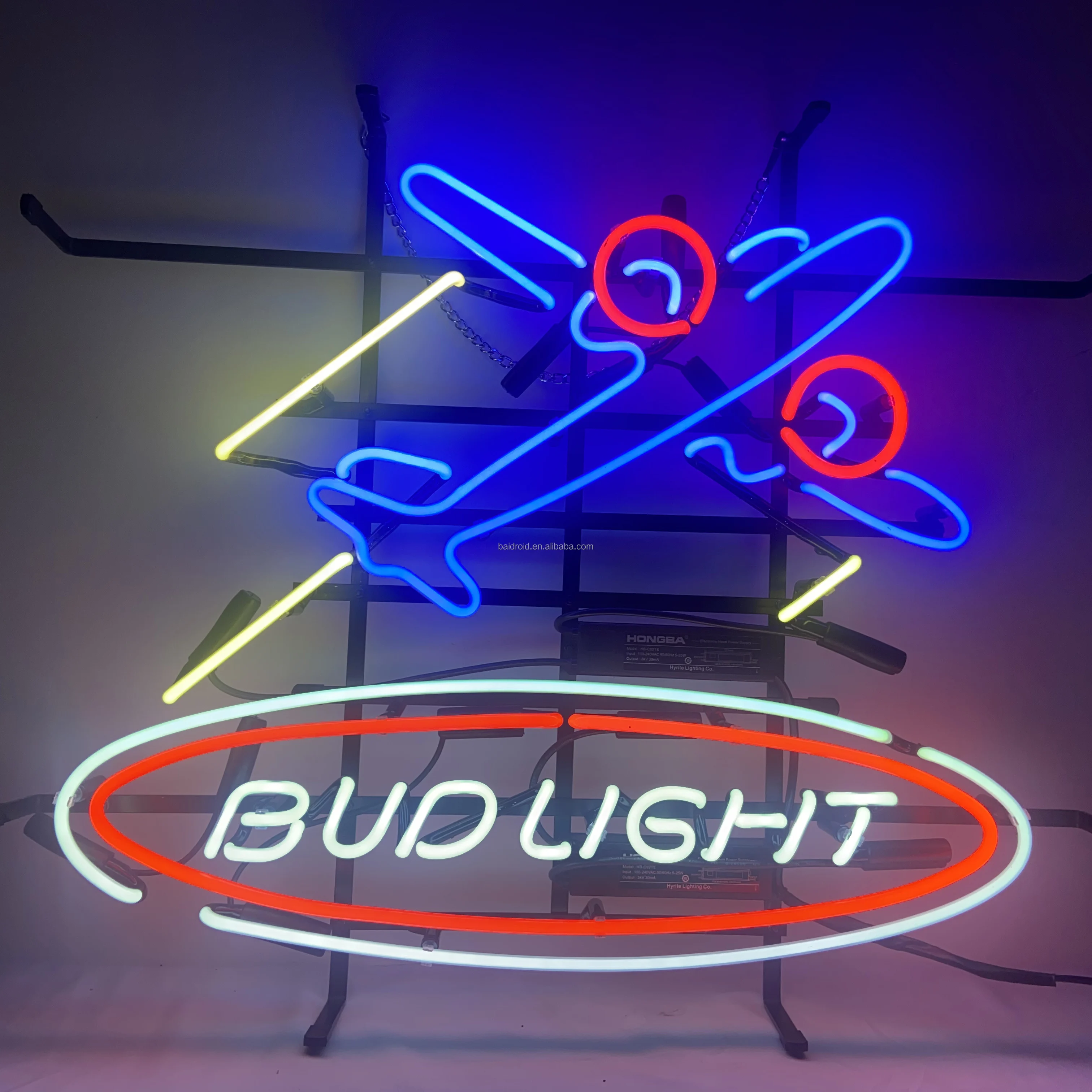 Free Design UPS Delivery Vivid  Imported 5mm Acrylic Backboard Custom LED Neon Beer Sign for Brewery Company