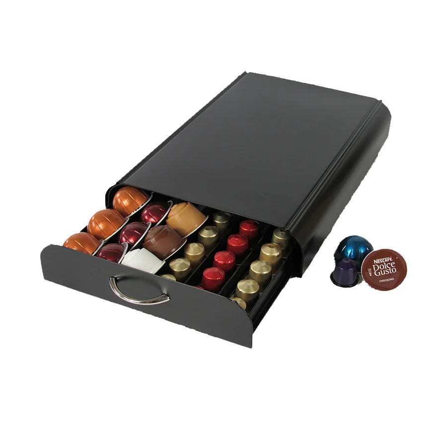 50pcs multi-functional coffee drawer Dolce Gusto/Nespresso/Vertuoline capsule drawer coffee pod holder