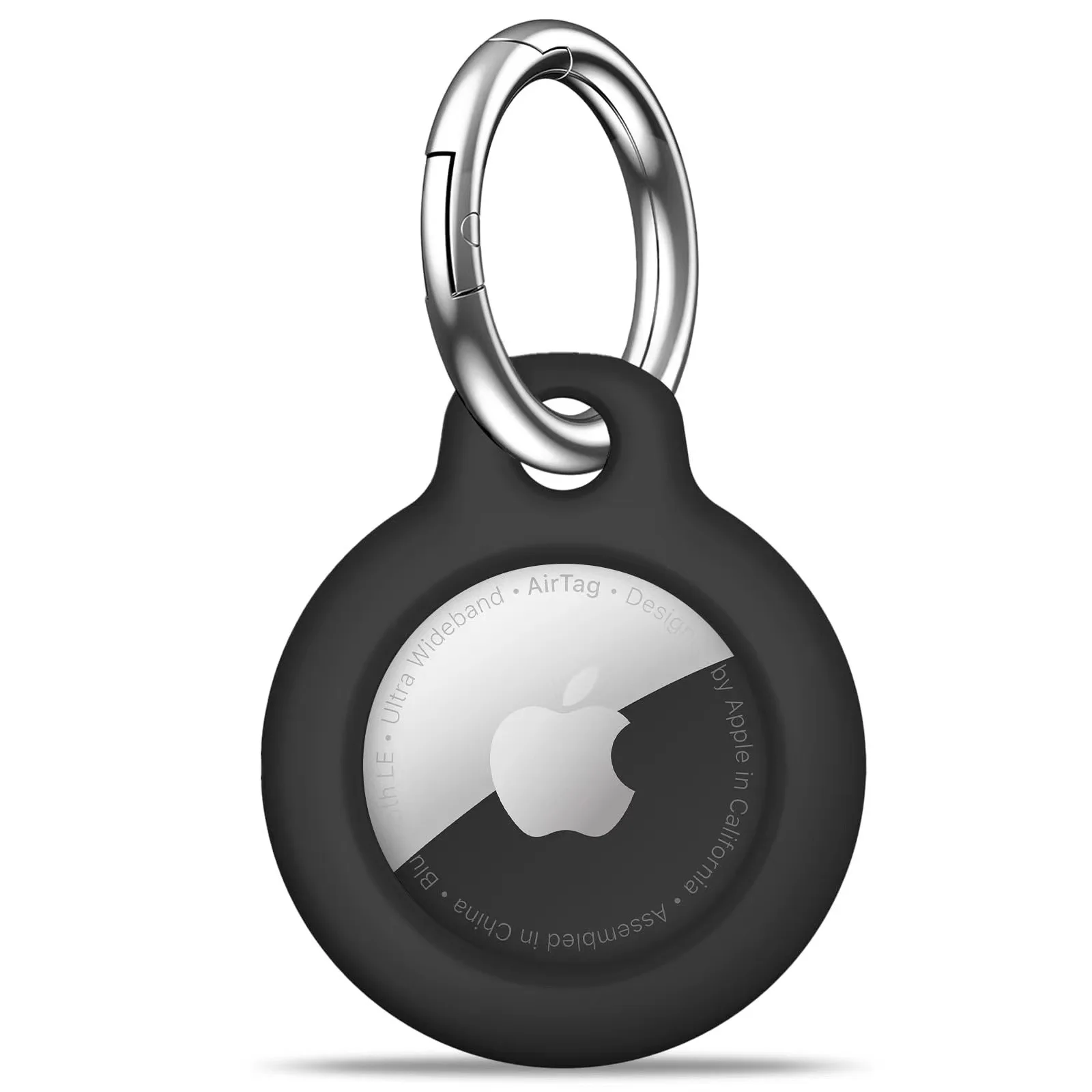 Xun Xin Custom Anti-Scratch Keychain Silicone Case Strap Accessories Air Tag Key Finder Tracker Pet Valuables air tag Keychain