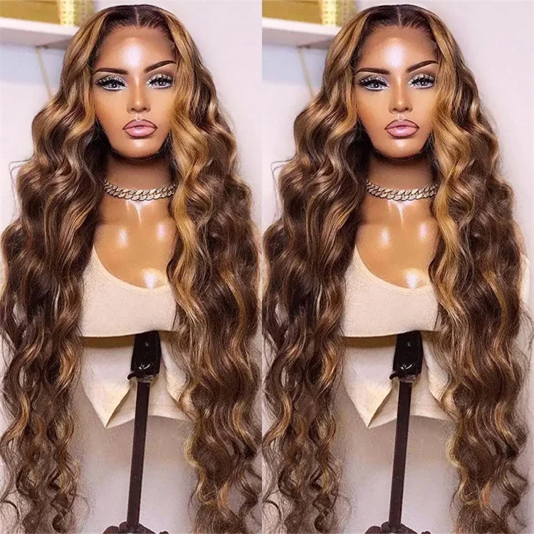 Парик из натуральных волос, 13x6 дюймов