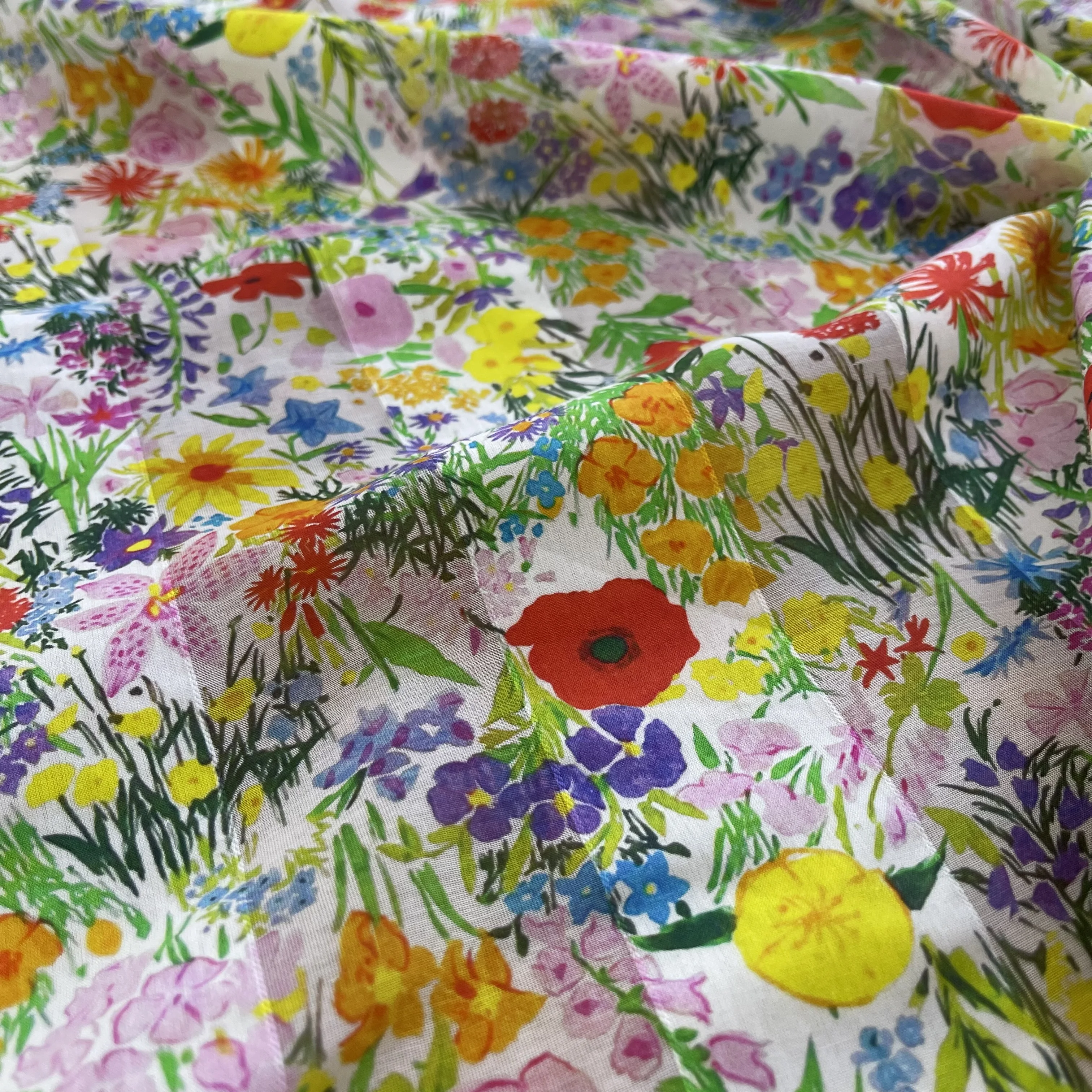 silk cotton fabric stripe pattern jacquard custom print  fabric