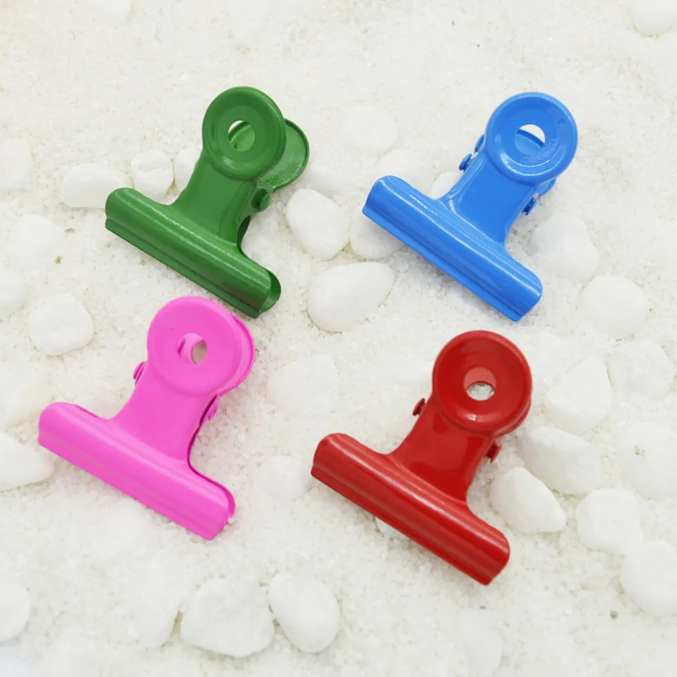 Low Price Holder Metal Bulldog Clips Types Of Stationery Folders Paper Clip