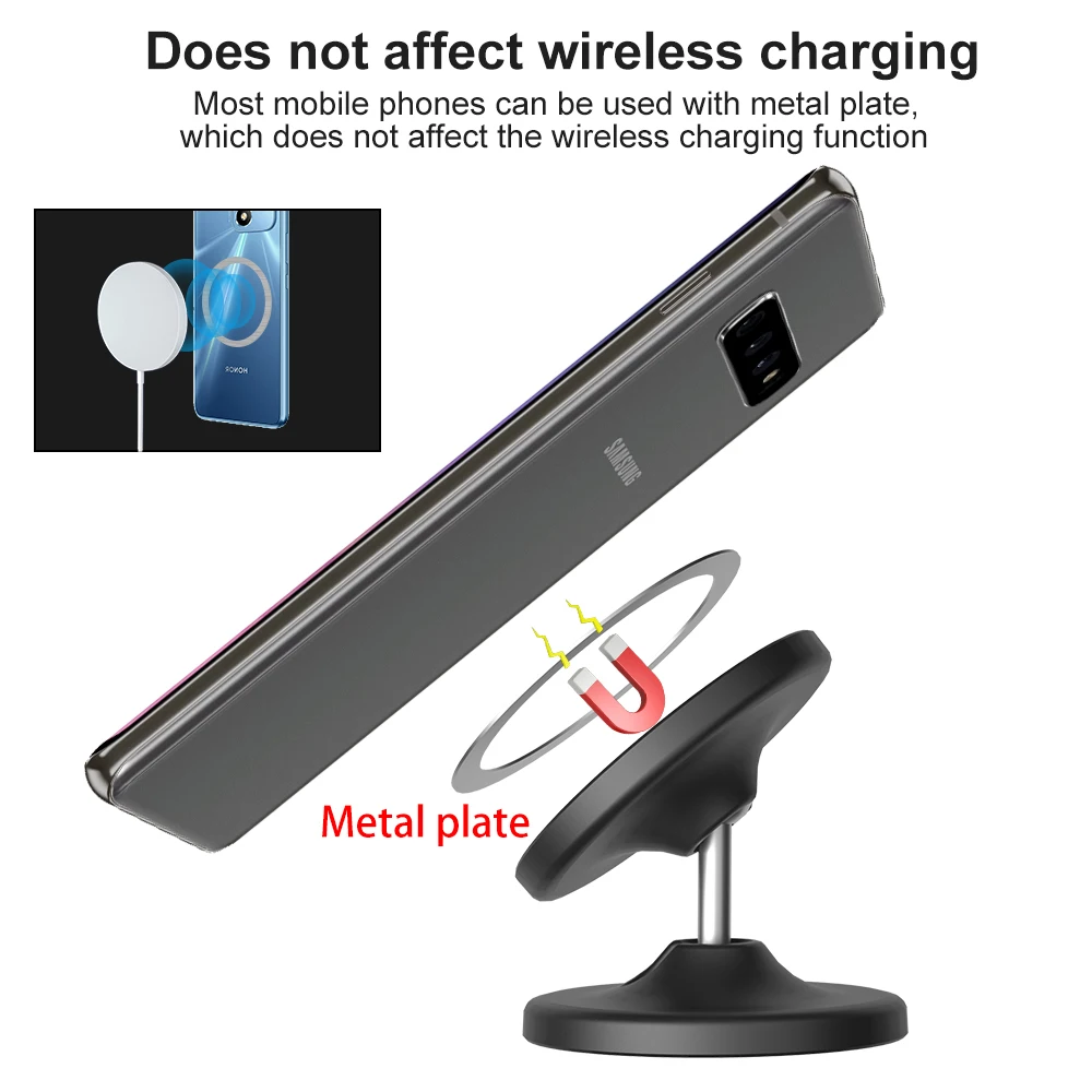 extra strong gym metal rack universal Magnetic Mobile Phone Holder golf carts phone holder gym dual magnetic phone mount holder