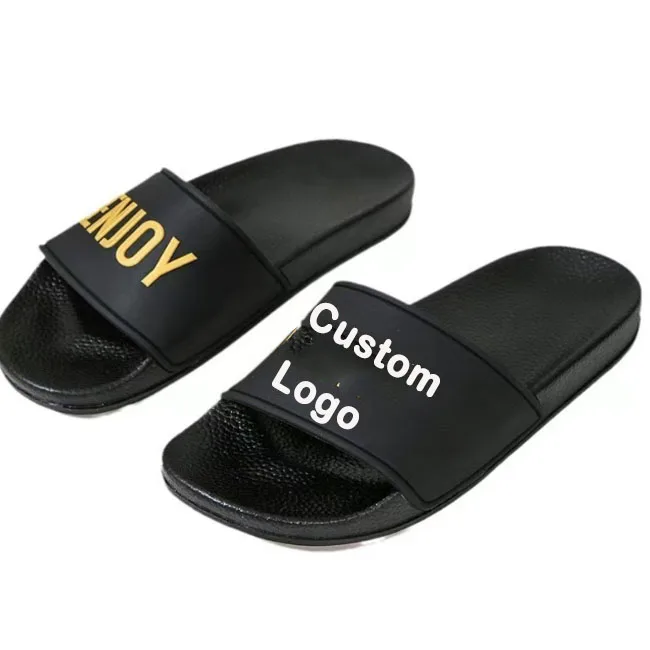 Custom designer Printed Slides And Slippers Customize Your Own Footwear EVA soft flip flops Pool Slides Mens