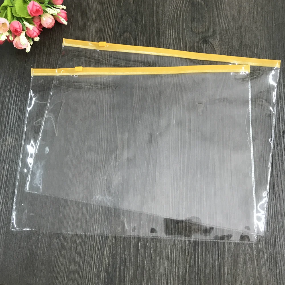 High Quality Plastic Stationery A4/5/6 Pp Document Box File Folder Envelope File Documents Carry Bag
