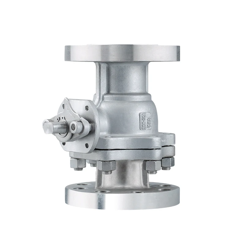 
CF8 normal temperature stainless steel two piece JIS ball valve 